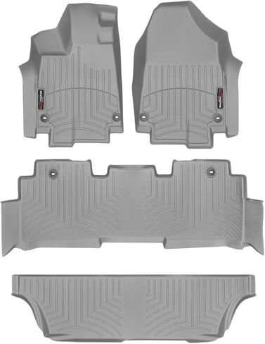 Weathertech مخصص FIRELLOLERS لـ Honda Odyssey-مجموعة كاملة (441218-1-2-3) ، أسود in Kuwait