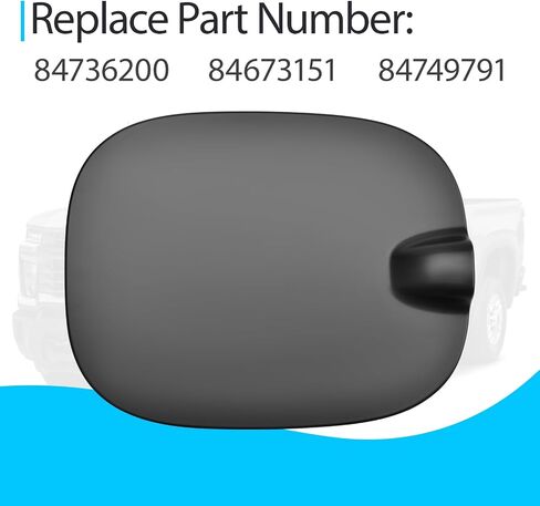 84736200 Fuel Tank Filler Cap Door متوافق مع Chevy Silverado 2500 3500 HD و GMC Sierra 2500 3500 HD 2019-2025 استبدال 84673151 84749791 ، فقط لسلسلة HD و 8 قدم المريخ مسبقًا in Saudi Arabia