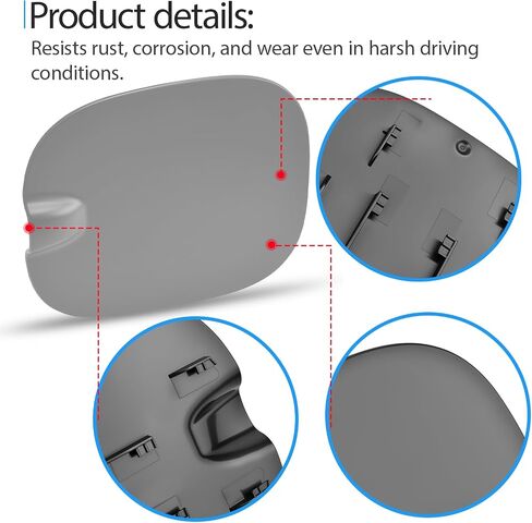 84736200 Fuel Tank Filler Cap Door متوافق مع Chevy Silverado 2500 3500 HD و GMC Sierra 2500 3500 HD 2019-2025 استبدال 84673151 84749791 ، فقط لسلسلة HD و 8 قدم المريخ مسبقًا in Saudi Arabia