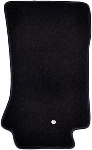 حصيرة الأرضية متوافقة مع 1997-2004 Chevy Corvette ، C5 Logo Factory Fitment Nylon Black 2PC Car Car Carpets Carpets Liner by Ikon Motorsports ، 1998 1999 2000 2001 2002 2003 in Saudi Arabia