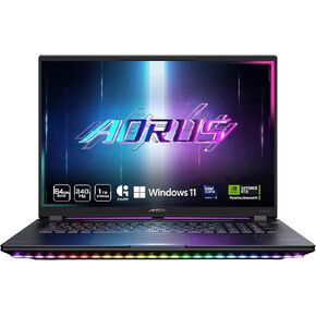 GIGABYTE AORUS MASTER 18 Gaming Laptop - 240Hz 2560x1600 Mini-LED - NVIDIA GeForce RTX 5090 - Intel Core Ultra 9 275HX - 2TB SSD with 64GB DDR5 RAM - Windows 11 Home AD (AORUS MASTER 18 BZH-C6USD45SH) in Kuwait