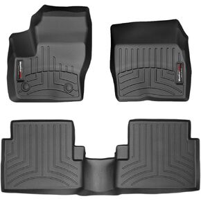 Weathertech مخصص Floirliners for Ford Escape - الصف الأول والثاني (444591-449692) ، أسود in Kuwait