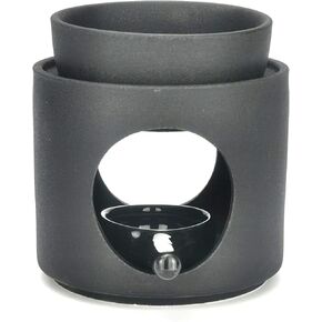 Ceramic Fragrance lamp with Tea Light Holder,Wax Melt Warmer Candle Tealight Ceramic Wax Burner,Frosted Material (White) in Saudi Arabia