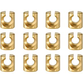 Throttle Idle Cable Ferrules for Carburetor Throttle Cable End Joint Guide Nut fits for Harley Davidson FLHR Road King 1996-2006/FXDF Fat Bob 2009-2017/5650876 (12) in Kuwait