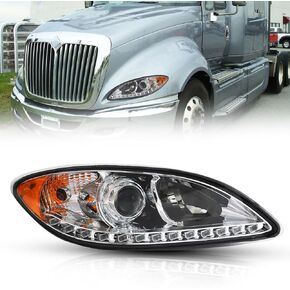 For International Prostar Headlight 2008 2009 2010 2011 2012 2013 2014 Driver Left Side Headlamp Assembly Replacement (Pair) in Saudi Arabia