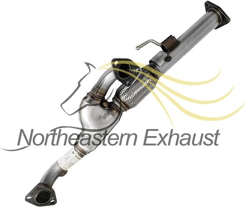 Northeastern Exhaust | Stainless Steel EPA-Approved Catalytic Front Flex Pipe Exhaust System Kit Compatible for Honda Pilot 2012-2015 3.5L | Free Gaskets Included in Saudi Arabia
