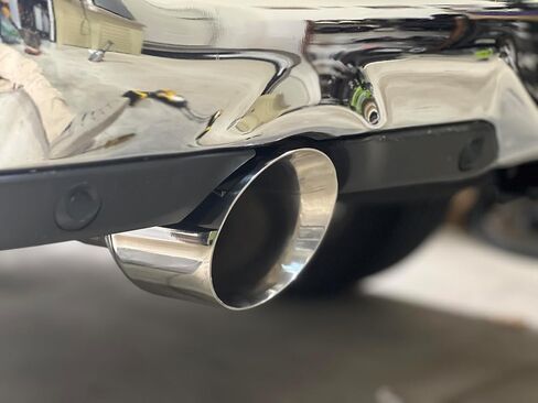 2008-2024 Ram 1500 Direct-fit Stainless steel 5" exhaust tips, Black or Polished (Black Powdercoat, 4th Gen Older Body Style) in Saudi Arabia