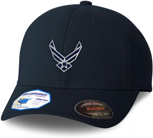 Custom Flexfit Cap للرجال والنساء المطرز Air Force Emblems Embroidery Flexfit Hats Caps Baseball Caps in Kuwait