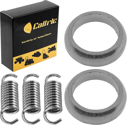Caltric Muffler Gasket & Spring Kit Compatible with Arctic Cat 300 2X4 4X4 1998-2005 in Saudi Arabia