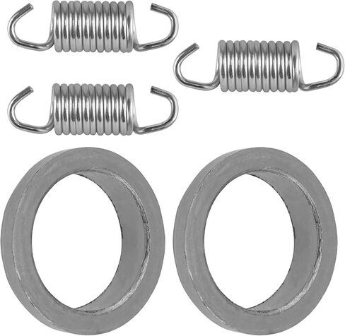 Caltric Muffler Gasket & Spring Kit Compatible with Arctic Cat 300 2X4 4X4 1998-2005 in Saudi Arabia