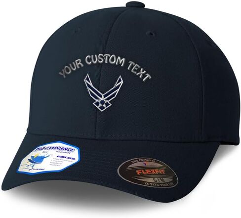 Custom Flexfit Cap للرجال والنساء المطرز Air Force Emblems Embroidery Flexfit Hats Caps Baseball Caps in Kuwait