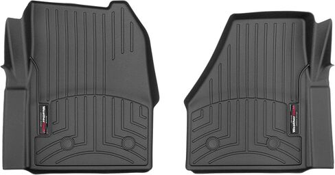 WeatherTech Custom Fit FloorLiners for Cascadia, 47X, 49X, 57X - 1st Row (4416301V), Black in Saudi Arabia