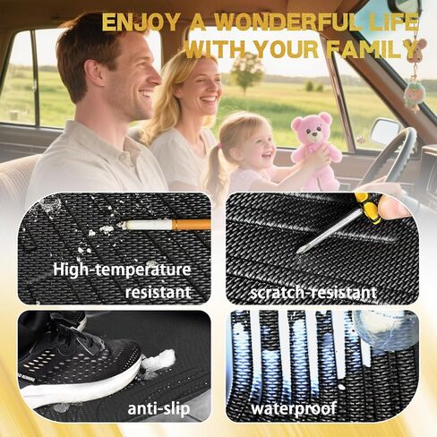 Floor Mats for Mercedes Benz Sprinter 2500/3500 2019-2025 with 1st Row Bucket Seats, All-Weather Front Row Set TPE Rubber Floor Liners, Driver & Passenger Accessories Heavy Duty Black Car Mats in Saudi Arabia