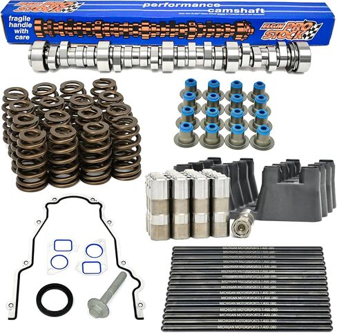 بذرة ميكانيكا المرحلة 2 من عمود الحدبات تشمل المجموعة PAC Springs ، الأختام ، تثبيت الحشيات ، Pushrods ، Delphi Lfters and Munits 4.8 5.3 5.7 6.0 6.2 LS LS1 LS2 LQ4 LQ9 ELGIN 1840-P in Saudi Arabia