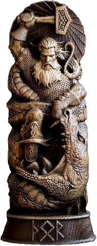 شراء تمثال ديكور الأساطير الإسكندنافية ، Odin ، Thor ، Loki ، Freyja ، Pantheon من الدول الاسكندنافية ، مذبح Nordic لـ Zeus Thor Tarriper Home Decor (Freya) in Saudi Arabia
