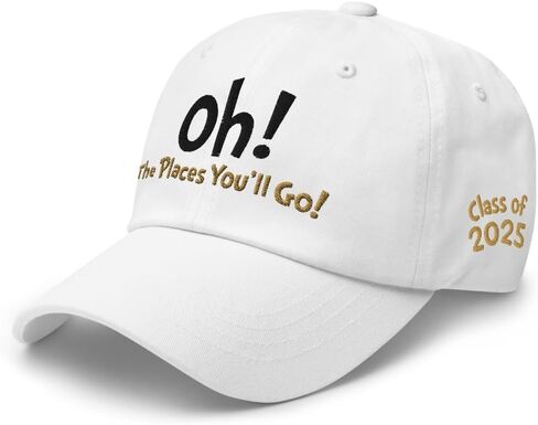 Oh The Places You'll Go Class of 2025 Classic Dad Hat - Officially Licensed in Kuwait