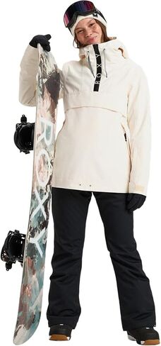 Roxy Women's Shelter Snowboard 10k Waterproof Insulated Ski Jacket, Pfas-Free, Hydrosmart Collar in Saudi Arabia