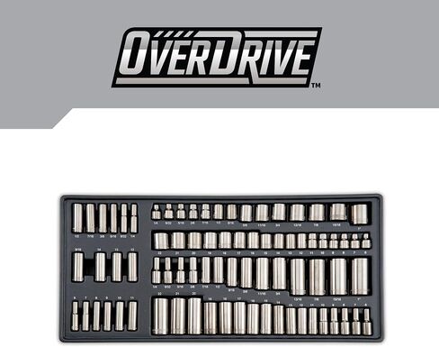مجموعة أدوات ميكانيكا Craftsman Overdrive 284 قطعة ، مجموعة SAE/Metric القياسية ، مع علبة صلبة (CMMT99284) in Saudi Arabia