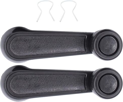 NewYall 2Pcs Interior Manual Window Crank Handles for Toyota 4Runner Corolla Land Cruiser MR2 Pickup T100 Tacoma Tercel 1984-2002 Front Left Driver and Right Passenger Side 730462 69260-89104 in Saudi Arabia