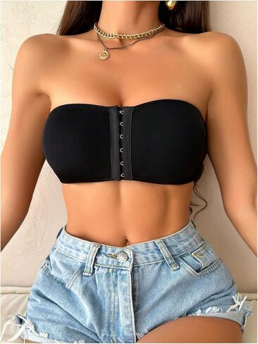 Soly Hux للسيدات المكون من 2 قطعة BANEAU BRA الإغلاق الأمامي بدون حمال in Kuwait