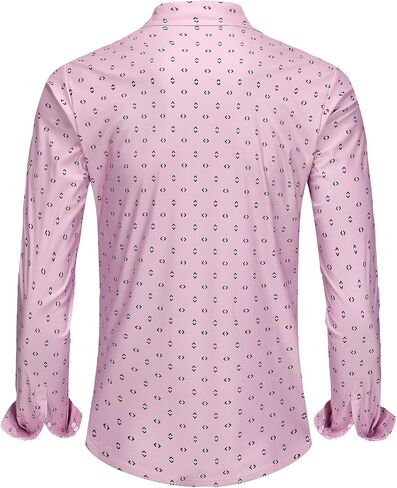 KYKU Mens Long Sleeve Shirt: Fashion Button Down Casual Shirts for Men with Pocket in Saudi Arabia