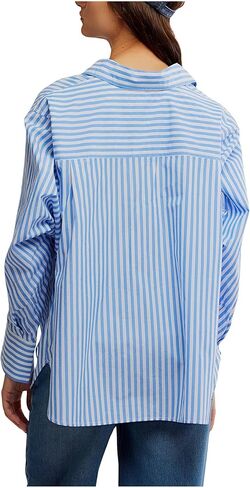 Free People Women's Sabine Striped Articulated Shirt in Saudi Arabia