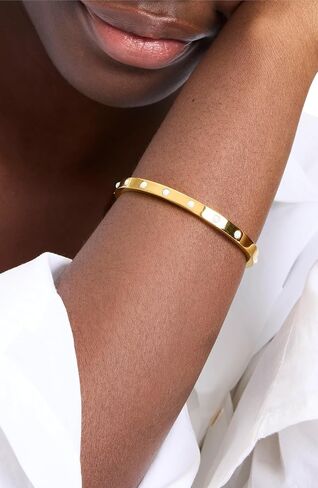 kate spade new york Set in Stone Station Bracelet, Clear & Silver Color in Saudi Arabia