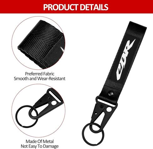 Motorcycle Nylon lanyard keychain For All CBR Models CBR650R CBR600RR CBR1000RR CBR11100XX CBR 250 300 500 650F 1100 in Kuwait