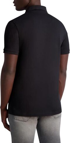 KARL LAGERFELD Men's Karl Armour Johnny Collar Polo in Kuwait