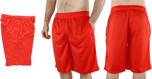 Comfy Lifestyle Men's Gym Active Shorts, Athletic Workout Mesh Short, Drawstring, 2 Pockets in Saudi Arabia