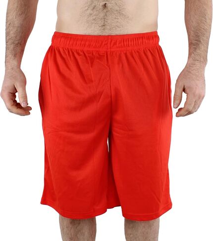Comfy Lifestyle Men's Gym Active Shorts, Athletic Workout Mesh Short, Drawstring, 2 Pockets in Saudi Arabia