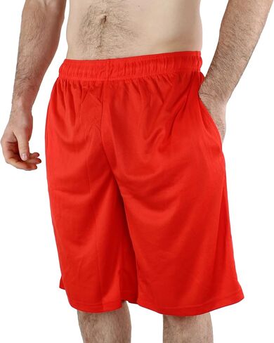 Comfy Lifestyle Men's Gym Active Shorts, Athletic Workout Mesh Short, Drawstring, 2 Pockets in Saudi Arabia