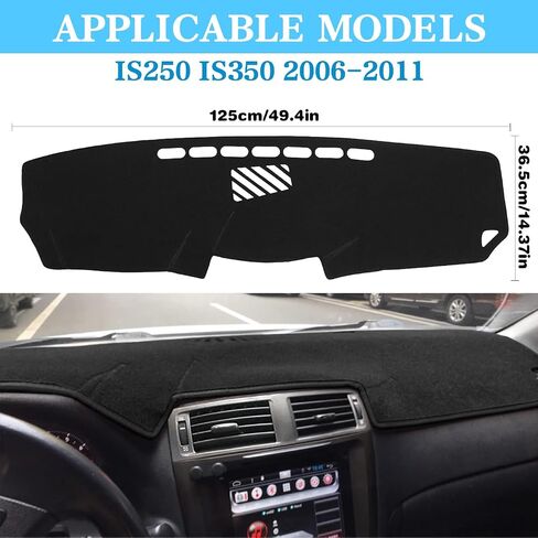 ملحقات Pad Cover Cover Cover Cover Cover Cover Fit for Lexus IS250 IS350 2006 2007 2008 2008 2010 2011 2012 2013 (Lexus IS250 IS350) in Saudi Arabia