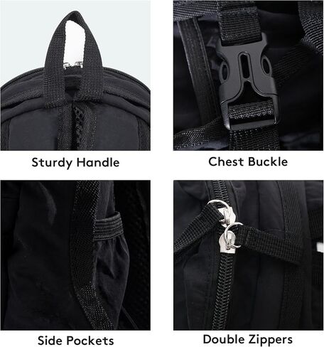 Tilami Mini Backpack for Women and Men, 12inch Casual Daypack Backpacks for Travel,Light Blue in Kuwait