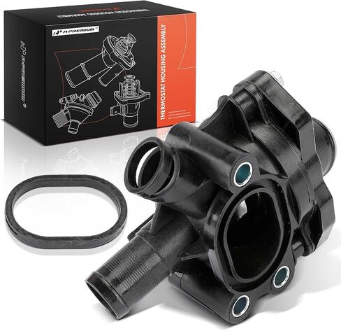 A-Premium Engine Coolant Thermostat Housing Assembly Compatible with Volvo C30/C70 2008-2013, S40 2004-2011, S60 2012-2016, S60 Cross Country/XC70 2016, V50 2005-2011, V60 Cross Country, XC60 in Saudi Arabia