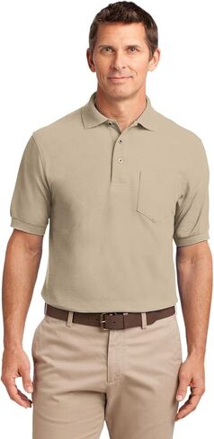 هيئة الميناء K500LSP L-Sleeve Silk Touch Polo مع جيب in Saudi Arabia