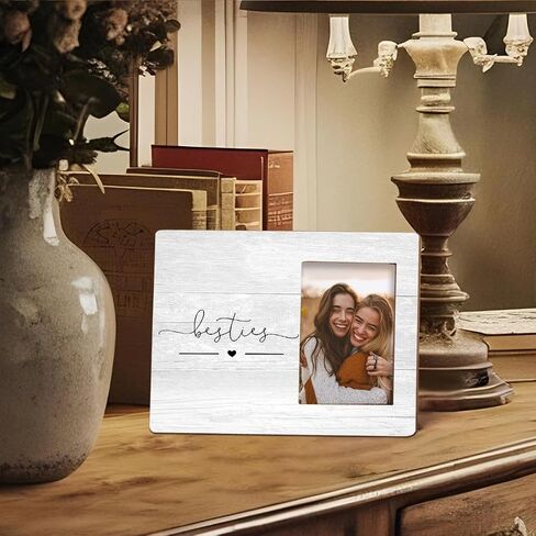 Bestie Friend Picture Frame, Friendship Gifts for Women, Bestie Gifts for Women, BFF Gifts, Gifts for Best Friends, Bestie Friend Photo Frame 4x6 in Saudi Arabia