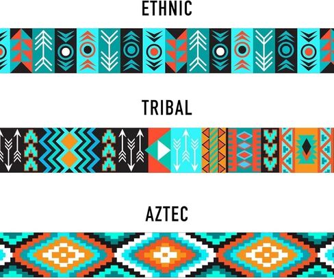 CollarDirect Cat Collar Breakaway with Removable Bell Set of 2 PCS Tribal Pattern Aztec Pet Safety Adjustable Kitten Collar in Kuwait
