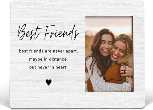 Bestie Friend Picture Frame, Friendship Gifts for Women, Bestie Gifts for Women, BFF Gifts, Gifts for Best Friends, Bestie Friend Photo Frame 4x6 in Saudi Arabia