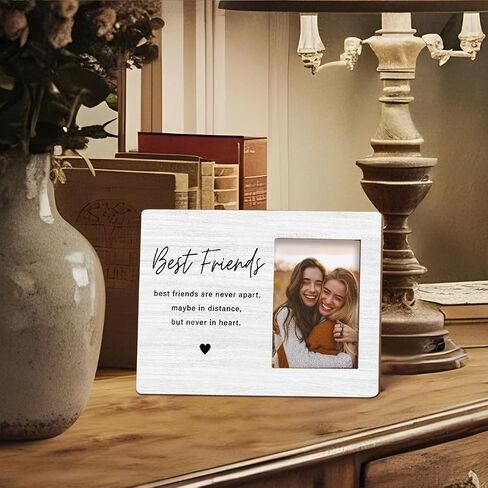 Bestie Friend Picture Frame, Friendship Gifts for Women, Bestie Gifts for Women, BFF Gifts, Gifts for Best Friends, Bestie Friend Photo Frame 4x6 in Saudi Arabia
