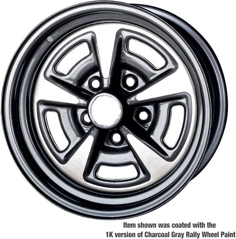 Eastwood 2K Catalyzed Aerospray Long Lasting Charcoal Gray Rally Wheel Urethane Paint 11.9 oz in Saudi Arabia
