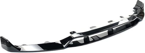 Front Bumper Lip 4Pcs Compatible with For BMW F15 X5 M Sport 2014 2015 2016 2017 2018 Double Deck Front Bumper Lip Splitter (Glossy Black) in Saudi Arabia