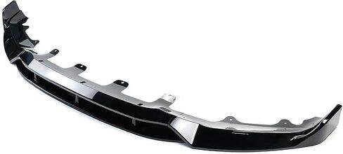 Front Bumper Lip 4Pcs Compatible with For BMW F15 X5 M Sport 2014 2015 2016 2017 2018 Double Deck Front Bumper Lip Splitter (Glossy Black) in Saudi Arabia