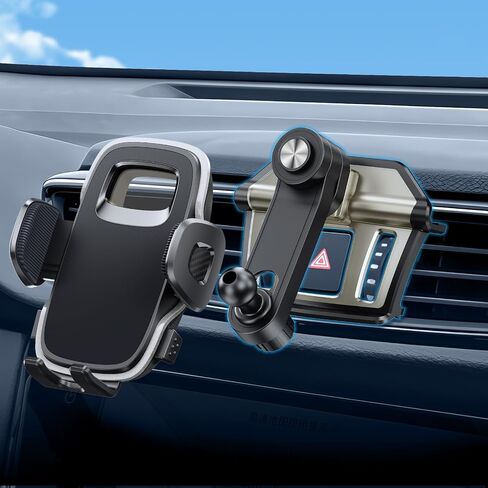 ELOHEI لحامل هاتف Nissan Rogue مع قاعدة مخصصة، حامل هاتف السيارة لملحقات Nissan Rogue 2014-2020، حامل هاتف Rogue بدون استخدام اليدين للهواتف 4.7-7 بوصات (HE05) in Kuwait