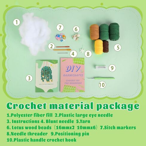 Kogyxe Crochet Kit for Beginners, Crochet Bookmark Kit with Step-by-Step Video Tutorials, Crochet Starter Kits for Beginners Decoration Readers Book Lovers, Animal Bookmarks (40%+ Yarn) in Saudi Arabia
