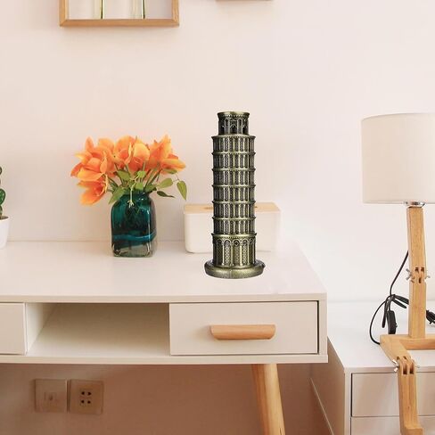 Cutbar 6 بوصة البرج النموذجية لعمارة PISA ، التماثيل التذكارية الشهيرة لإيطاليا هدايا ديكور سطح المكتب (البرونز) in Saudi Arabia