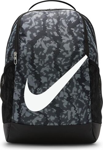 حقيبة الظهر Nike Usisex Kids Youth Brasilia - حقيبة ظهر Cat Aop FA24 (حزمة 1) ، أسود/أبيض/أبيض ، مقاس واحد ، رياضيين شباب in Saudi Arabia