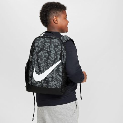 حقيبة الظهر Nike Usisex Kids Youth Brasilia - حقيبة ظهر Cat Aop FA24 (حزمة 1) ، أسود/أبيض/أبيض ، مقاس واحد ، رياضيين شباب in Saudi Arabia