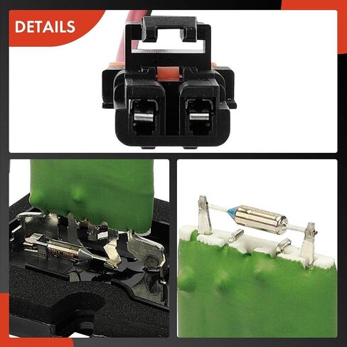 A-Premium HVAC Blower Motor Resistor with Wire Harness Kit Compatible with Chevy, Buick, Pontiac & Oldsmobile Vehicles - Impala, Corvette, Regal, Monte Carlo, Venture, Century, Grand Prix, Intrigue in Saudi Arabia