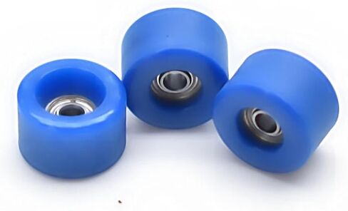 4PCS Urethane PU Fingerboard Wheels with Bearing 681x(70R) in Saudi Arabia